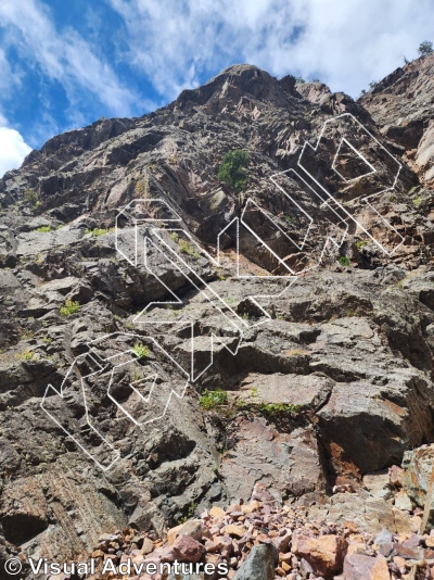 photo of Engineer Pass Turn-off from Million Dollar Highway