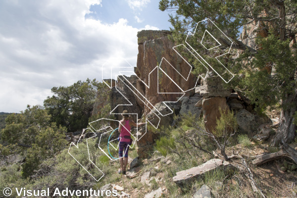 photo of Loghill Bouldering from Million Dollar Highway