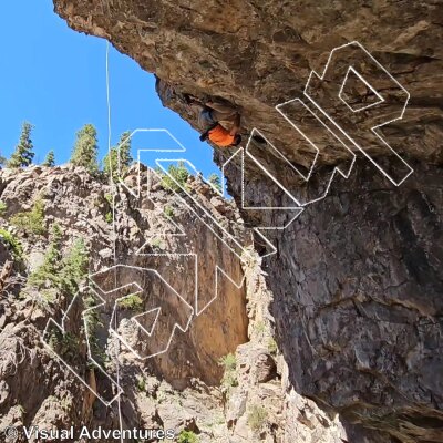 photo of The Upper Wall from Million Dollar Highway