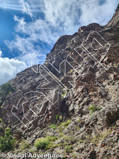 photo of Engineer Pass Turn-off from Million Dollar Highway