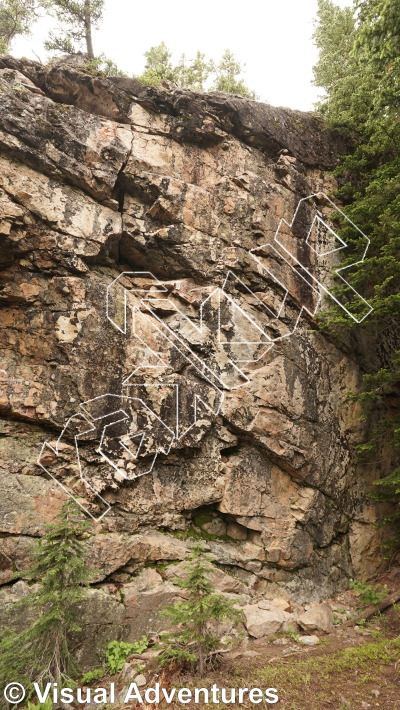 photo of Trad Climb, 5.10 ★ at RV Crag from Million Dollar Highway