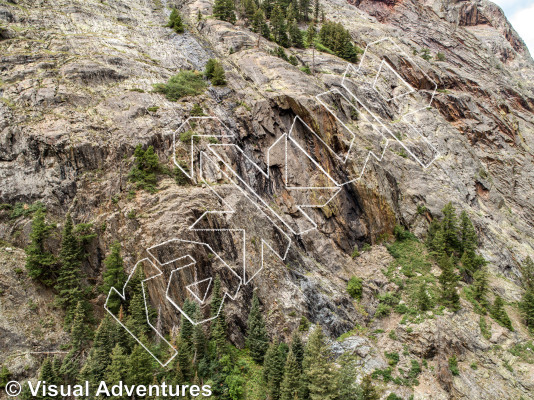 photo of Ornamental, 5.12 ★★★★ at Wicked Crag from Million Dollar Highway