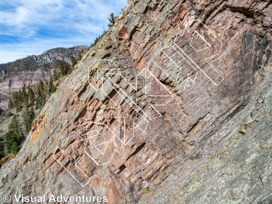photo of Ziggy Marley, 5.10a ★★★ at Zig Zag Crag from Million Dollar Highway