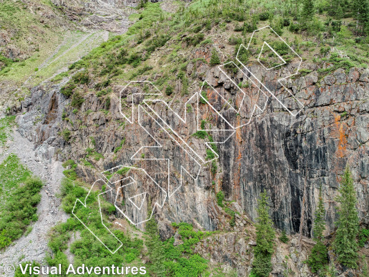 photo of Master's Wall from Million Dollar Highway