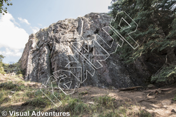 photo of Roadside Attraction Top Rope Crag from Million Dollar Highway