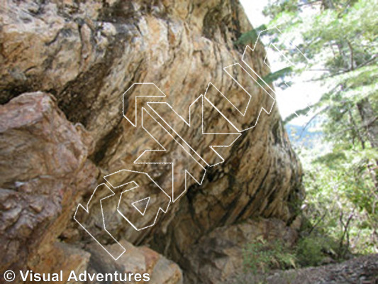 photo of Ice Park Bouldering Area from Million Dollar Highway