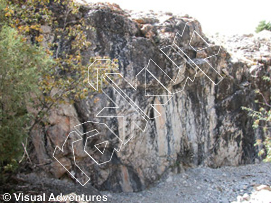 photo of Ice Park Bouldering Area from Million Dollar Highway