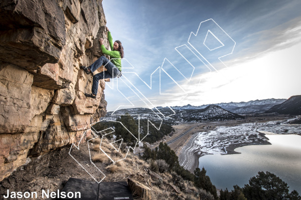 photo of Ridgway Reservoir Bouldering from Million Dollar Highway