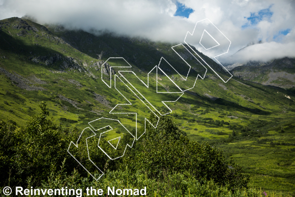 photo of The Crack Garden from Hatcher Pass