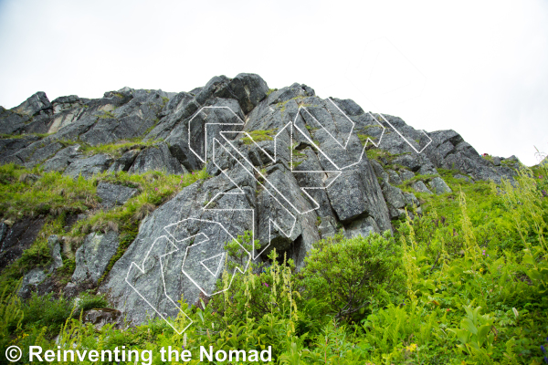 photo of The Crack Garden from Hatcher Pass