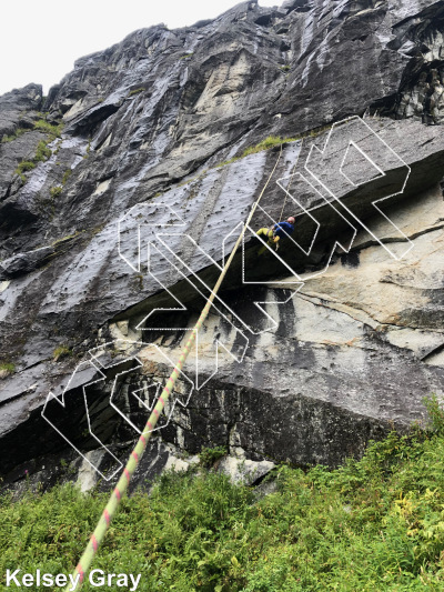 photo of Fatal Attraction Wall from Hatcher Pass