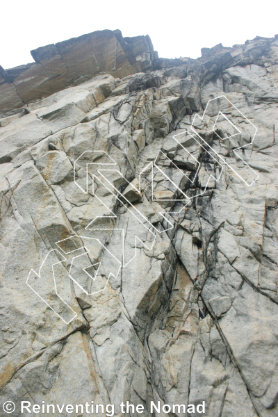photo of Rineman, 5.10c ★★ at Lost Wall from Hatcher Pass