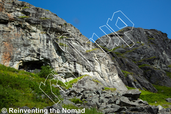 photo of Inferno Wall from Hatcher Pass