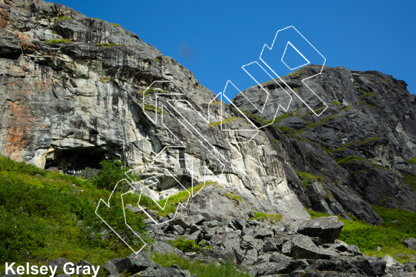 photo of Inferno Wall from Hatcher Pass