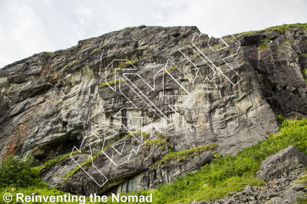 photo of Inferno Wall from Hatcher Pass