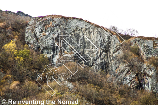 photo of Beta Wall from Hatcher Pass