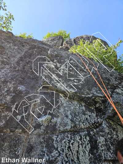 photo of Snowbird Slab from Hatcher Pass