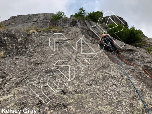 photo of Snowbird Slab from Hatcher Pass