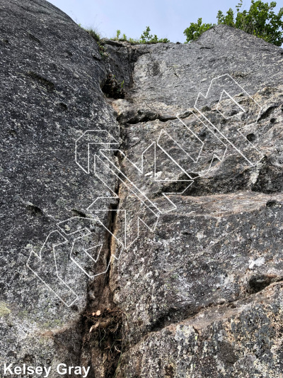 photo of Snowbird Slab from Hatcher Pass