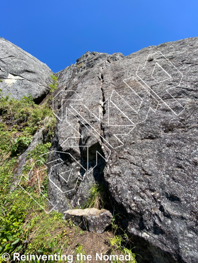 photo of Snowbird Slab from Hatcher Pass