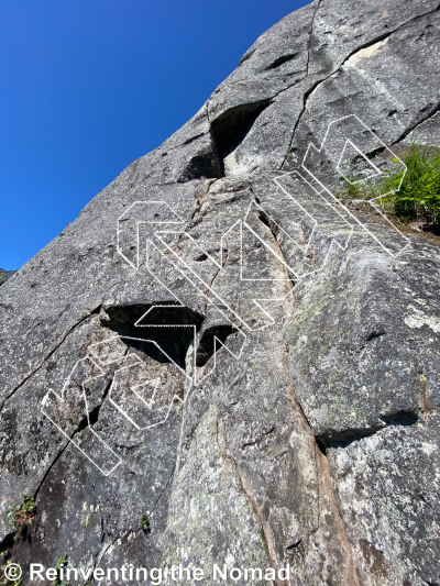 photo of Snowbird Slab from Hatcher Pass