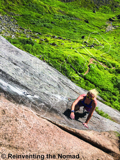 photo of Snowbird Slab from Hatcher Pass