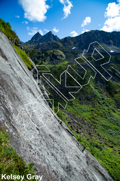 photo of Snowbird Slab from Hatcher Pass