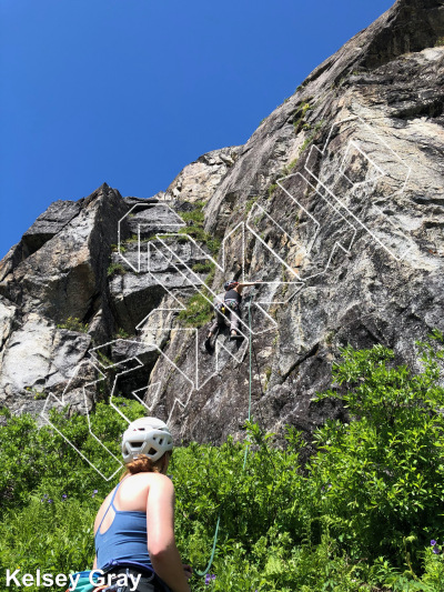 photo of Wishbone Wall from Hatcher Pass