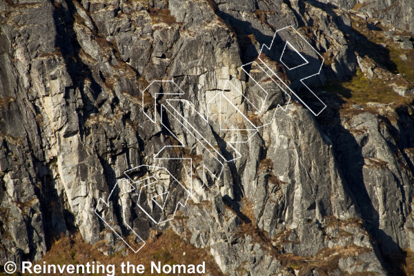 photo of The Ivory Tower, 5.12c ★★★ at Zulu Wall from Hatcher Pass