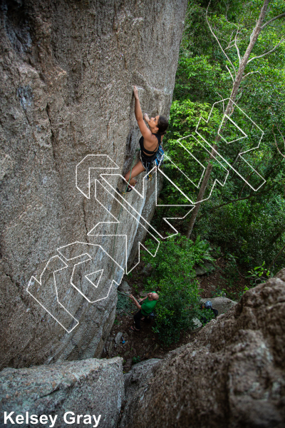 photo of Do It!, 5.10d ★★★★★ at Golden View from Thailand: Koh Tao