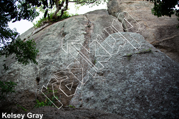 photo of La Machine, 5.10a/b ★★★ at Golden View from Thailand: Koh Tao