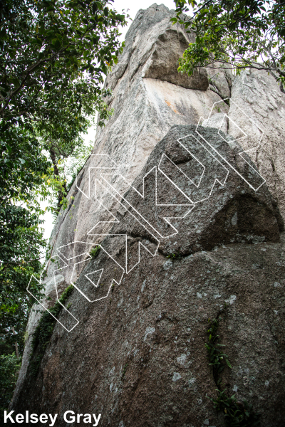 photo of The Edge, 5.10b ★★★★★ at Golden View from Thailand: Koh Tao