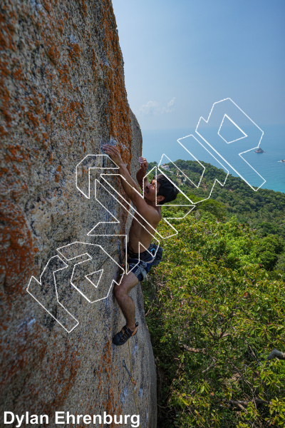 photo of Top 10 Hard Climbs on Koh Tao!,   at Best Lines on Koh Tao from Thailand: Koh Tao