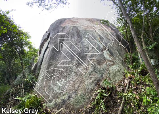 photo of Queens of the Slab Age, 5.10d ★★★★ at Jah Crag from Thailand: Koh Tao