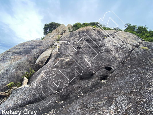photo of Flake of Destiny, 5.9 ★★★ at Jah Crag from Thailand: Koh Tao