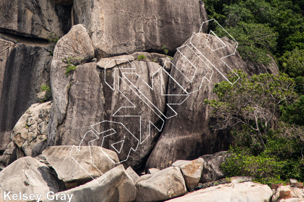 photo of Safe and Sound, 5.11a ★★ at Jansom Bay from Thailand: Koh Tao