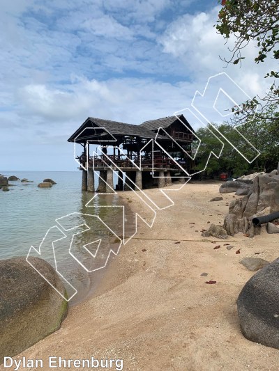 photo of Jansom Bay Approach,   at Jansom Bay from Thailand: Koh Tao