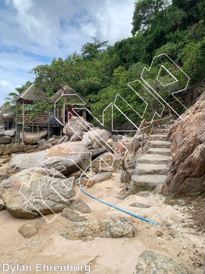 Jansom Bay Approach, at Jansom Bay from Thailand: Koh Tao photo of Jansom Bay Approach, at Jansom Bay from Thailand: Koh Tao