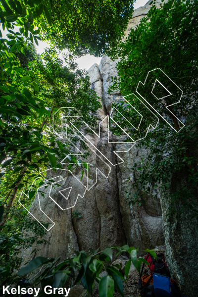 photo of Jungle Glove, 5.10c ★★★★ at Mao Rock from Thailand: Koh Tao