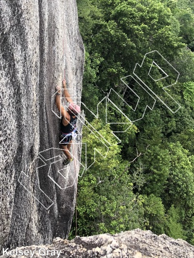 photo of 100 Baht to Glory, 5.12a ★★★ at Lower Fraggle from Thailand: Koh Tao