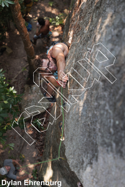 photo of Ra Khang, 5.11a  at Temple Rock from Thailand: Koh Tao