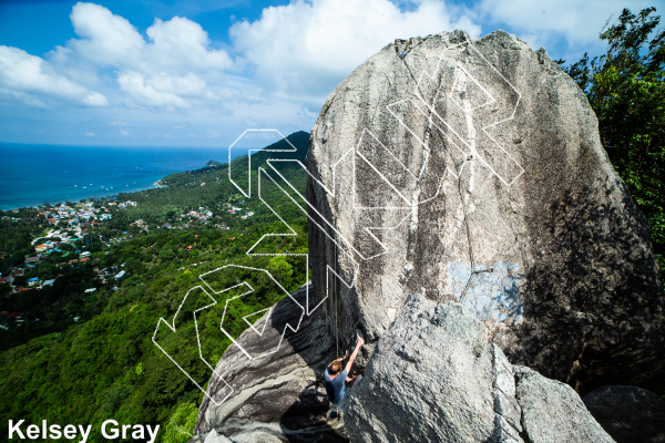photo of Holy Exposure, 5.10a ★★★ at The Watchtower from Thailand: Koh Tao