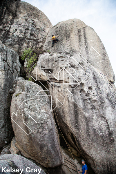 Too Sweaty for the Nubbin', 5.10d ★★★ at Jansom Bay from Thailand: Koh Tao photo of Too Sweaty for the Nubbin', 5.10d ★★★ at Jansom Bay from Thailand: Koh Tao