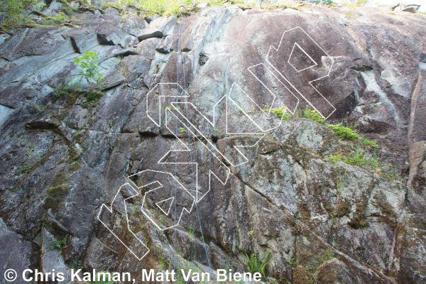 photo of Tilt, 5.11b ★★★ at K Cliff from Index Town Walls