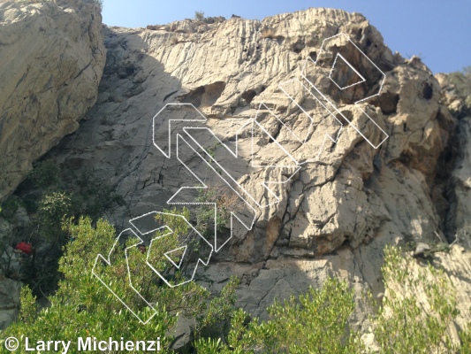 photo of The welcome wall from Oman: Sharaf Al Alameyn Sport Climbing
