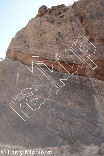 photo of Azmatic, 5.9  at Right fork from Oman: Sharaf Al Alameyn Sport Climbing