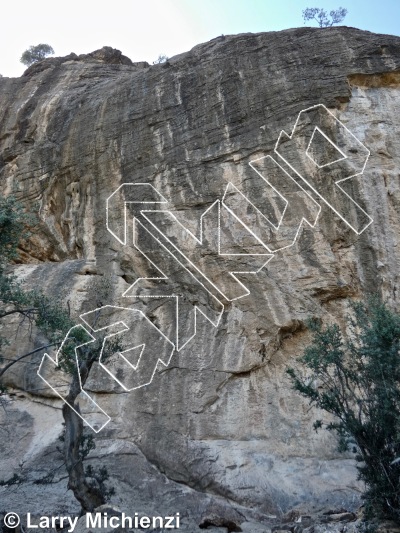 photo of Habibi Wall from Oman: Sharaf Al Alameyn Sport Climbing