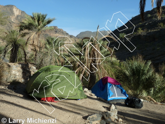 photo of La Gorgette Camping and Parking from Oman: Sharaf Al Alameyn Sport Climbing