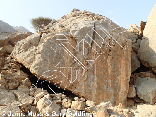 photo of Gecko Boulder from Oman: Bouldering