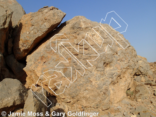 photo of Rory's Boulder from Oman: Bouldering